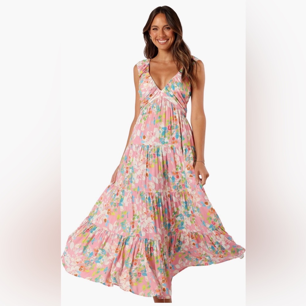 Petal and pup Floral Maxi Dress